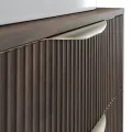 Závěsná skříňka pod umyvadlo Avila s deskou 80 cm ořech