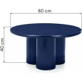 Konferenční stolek Everett 80 cm modrý