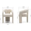 Designové křeslo Castelo béžové