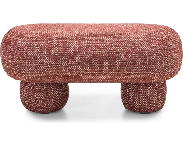 Designový taburet Fragola 90 cm červený