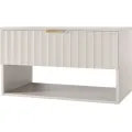 Závěsná skříňka pod umyvadlo Hana 80 cm kašmírová/zlatá