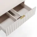 Závěsná skříňka pod umyvadlo Hana 80 cm kašmírová/zlatá