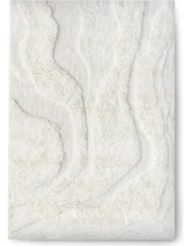 Vlněný obdélníkový koberec Nokori 160x230 cm krémový