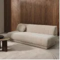 Vlněný koberec Tsuki 165x330 cm krémový