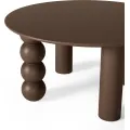 Konferenční stolek Bolla 80 cm z masivu hnědý