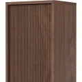 Vysoká závěsná koupelnová skříňka Pezzo 34 cm ořech