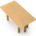 Jídelní rozkládací stůl Loa 140/200 cm z masivu buk