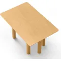 Jídelní rozkládací stůl Loa 140/200 cm z masivu buk