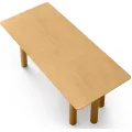 Jídelní rozkládací stůl Loa 140/200 cm z masivu buk