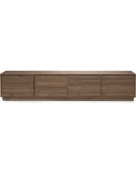 TV stolek Japandi 220,5 cm ořech Royal