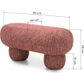 Designový taburet Fragola 90 cm červený