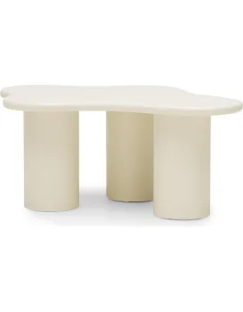 Konferenční stolek Vanity 100 cm bílý