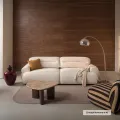 Vlněný obdélníkový koberec Alva 190x290 cm hnědošedý