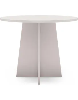 Kulatý jídelní stůl Merlo 100 cm kašmírový