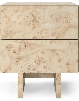 Noční stolek Decoria 39,8 cm burl