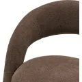 Designové křeslo Elise hnědé