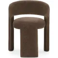 Designové křeslo Elise hnědé