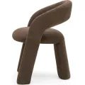 Designové křeslo Elise hnědé