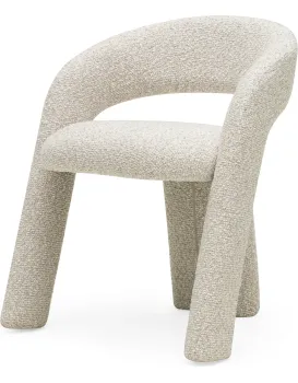 Designové křeslo Elise béžovo-krémové