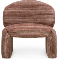 Designové křeslo Sena měděné/bílé