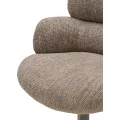 Otočné designové křeslo Blake hnědé