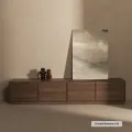 TV stolek Japandi 220,5 cm ořech Royal