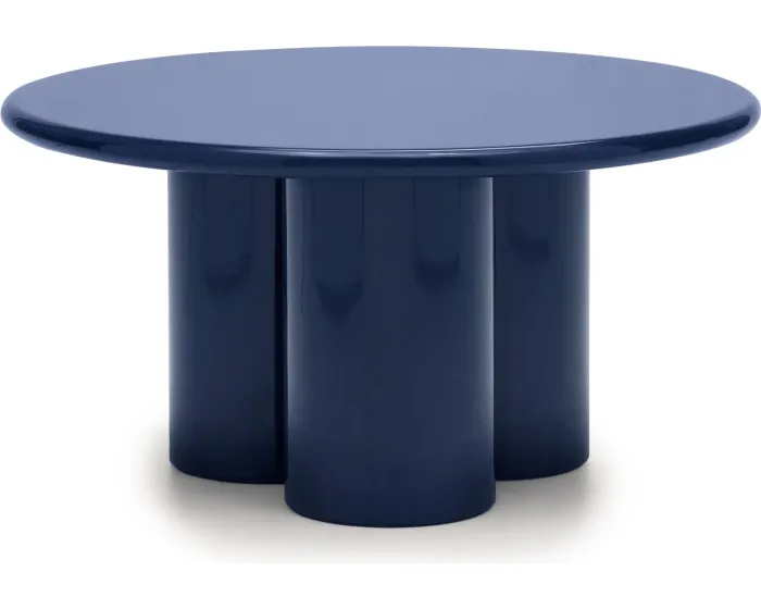 Konferenční stolek Everett 80 cm modrý
