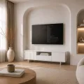 TV stolek Bloom 160 cm bílý