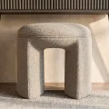 Designový taburet Cove světle hnědý