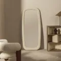 Nástěnné zrcadlo Uva 180 cm světle béžové