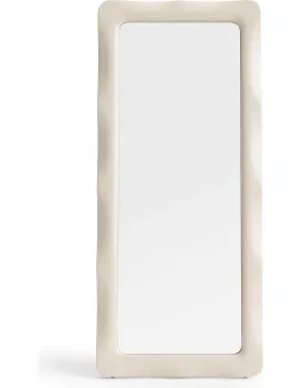 Nástěnné zrcadlo Noelle 180 cm světle béžové