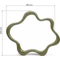 Nástěnné zrcadlo Izzi 83 cm světle zelené