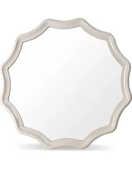 Nástěnné zrcadlo Luppo 100 cm světle béžové