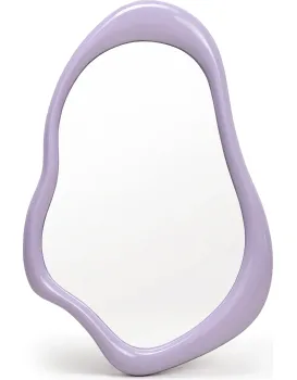 Nástěnné zrcadlo Maluma 60 cm fialové