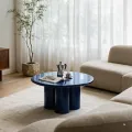 Konferenční stolek Everett 80 cm modrý