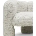 Designové křeslo Maylo bouclé krémové/béžové/šedé