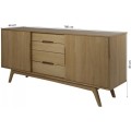 Komoda Marte 180 cm dub olejovaný