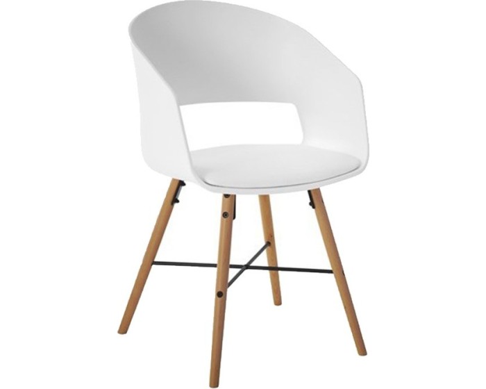 Designová židle Lena bílá