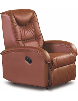Rozkládací relaxační křeslo Jole hnědé