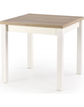 Jídelní rozkládací stůl Gracjan 80/160 cm dub sonoma/bílý