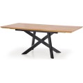 Jídelní rozkládací stůl Talo 160/200 cm dub craft zlatý/černý