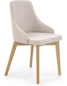 Jídelní křeslo Dene dub medový/světlé béžové