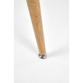 Oválný rozkládací jídelní stůl Edward 120/200 cm bílý/dub San remo