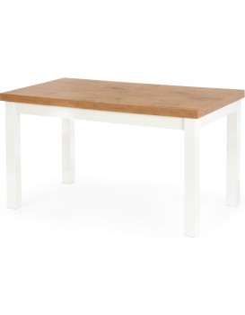 Jídelní rozkládací stůl Tiaro 140/220 cm dub lancelot/bílý