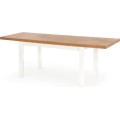 Jídelní rozkládací stůl Tiaro 140/220 cm dub lancelot/bílý