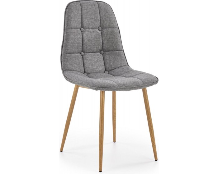 Designová židle Brenna světle šedá
