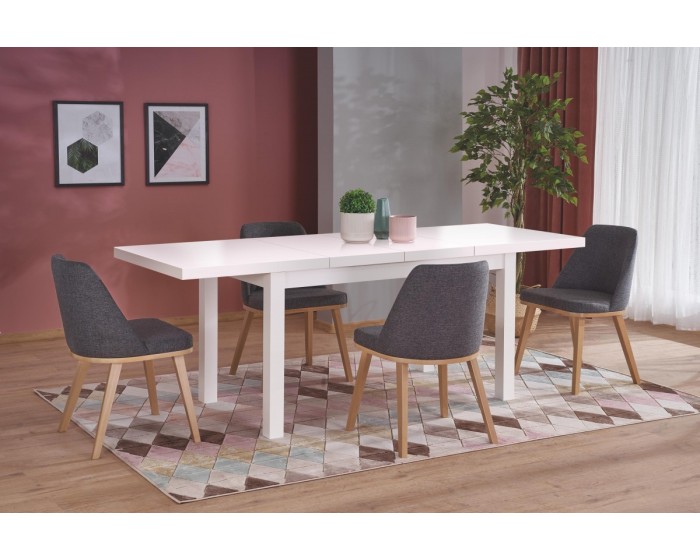 Jídelní rozkládací stůl Tiaro 140/220 cm bílý