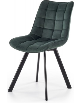 Designová židle Mirah tmavě zelená