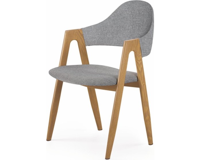 Designová židle Lona šedá