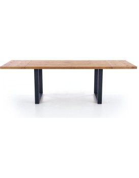 Jídelní rozkládací stůl Press 160/250 cm dub artisan/černý